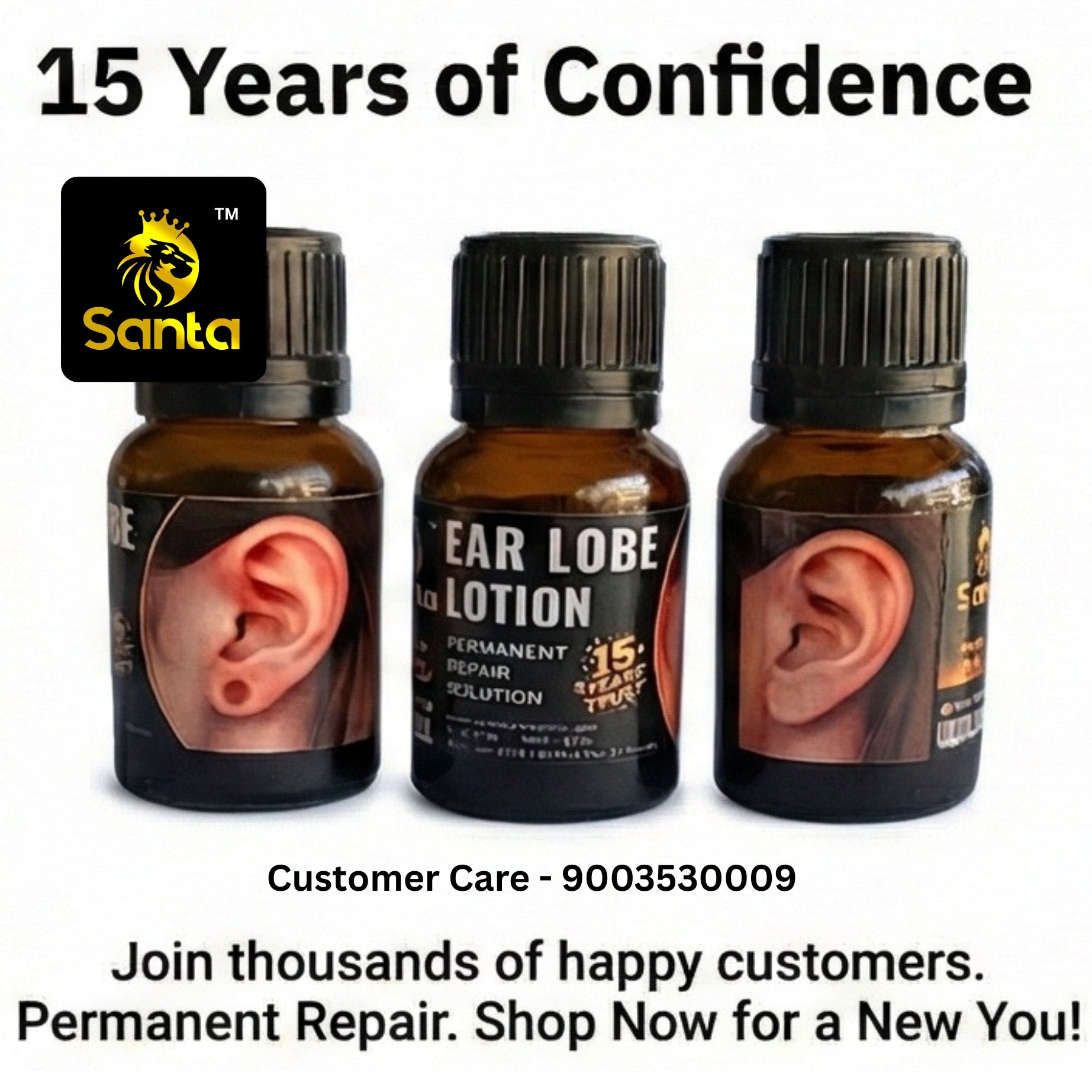 Santa Ear Lobe Lotion