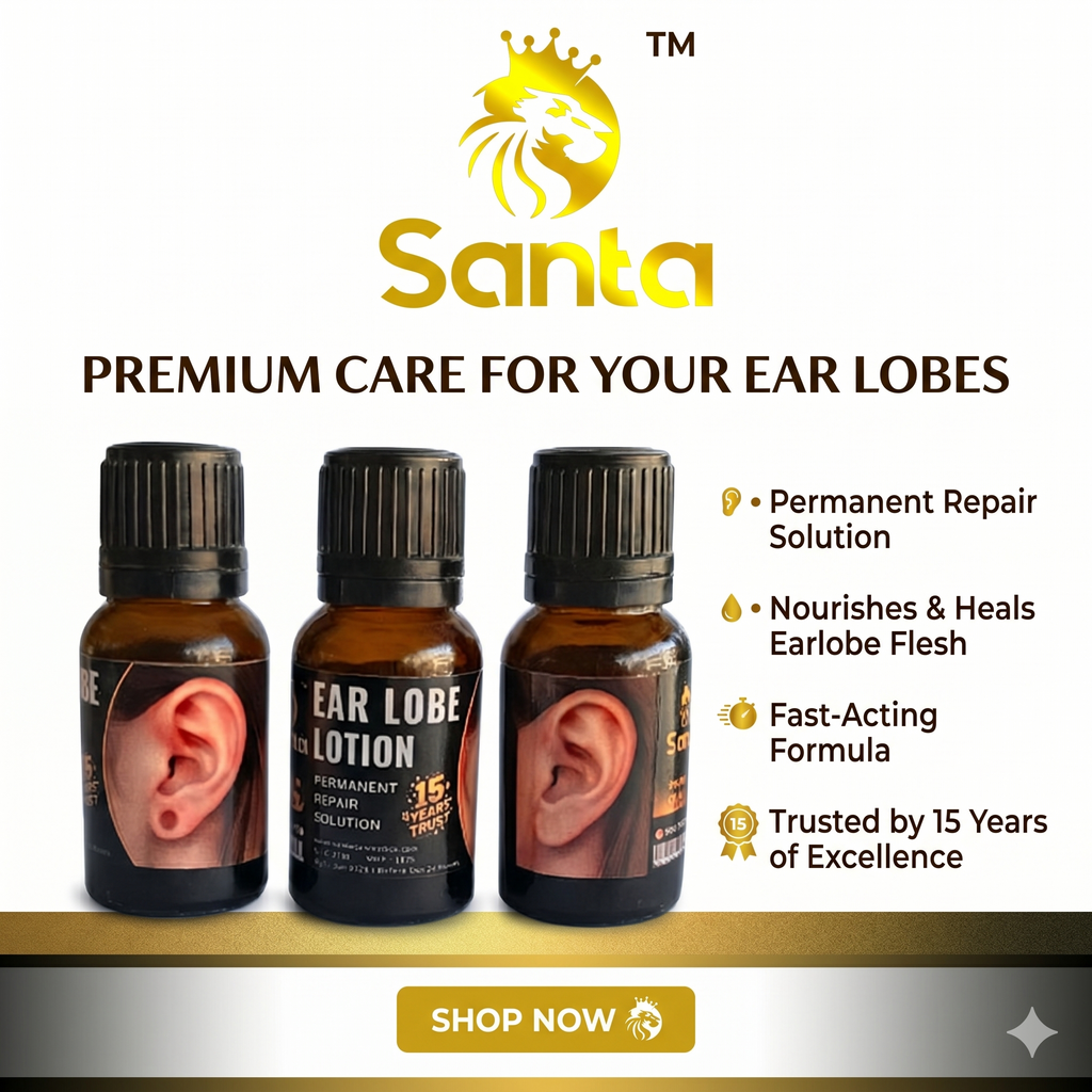 Santa Ear Lobe Lotion