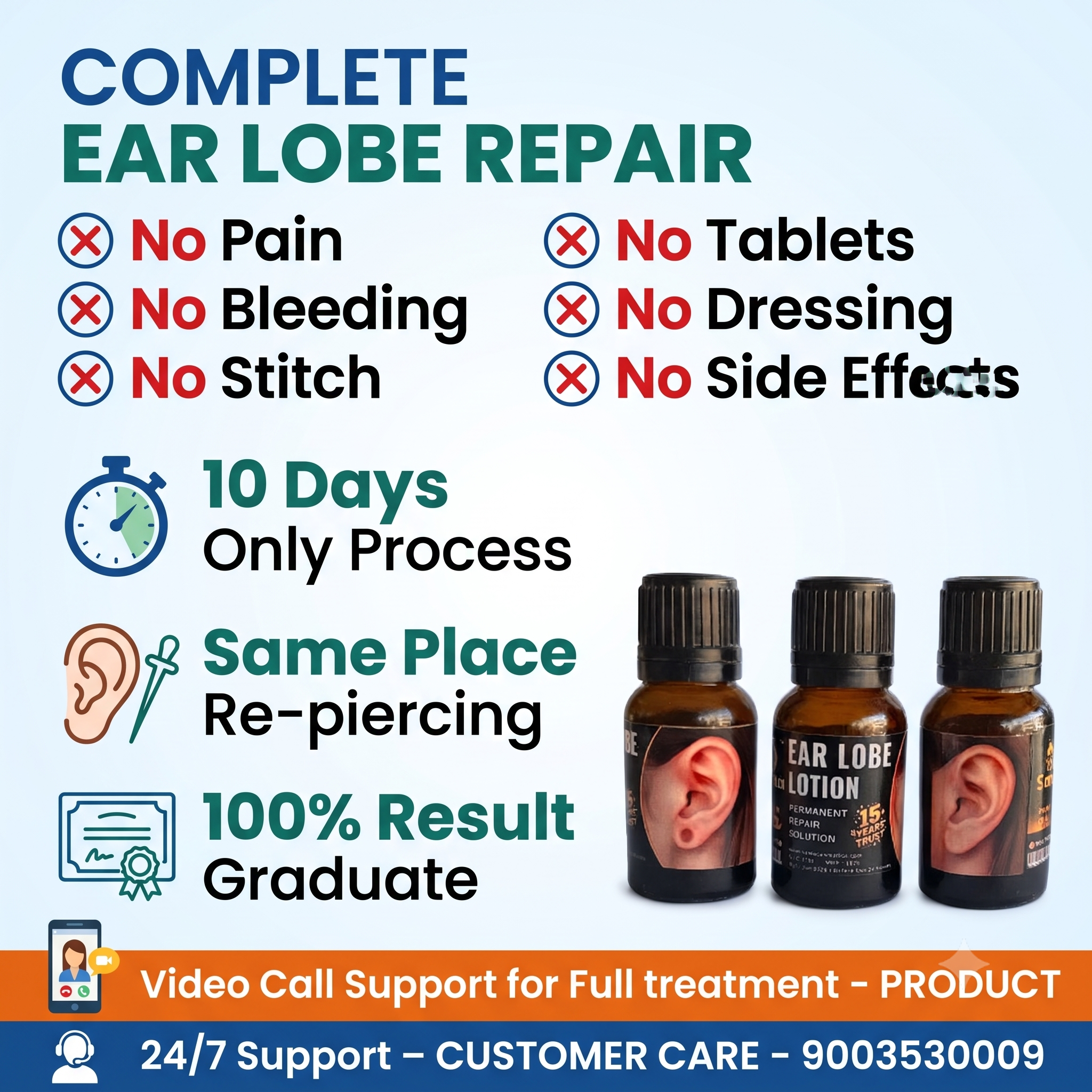 Santa Ear Lobe Lotion